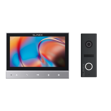 Комплект видеодомофон 7” Slinex SK 7 Cloud (Grey) + ML-17HD (Graphite)