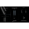 Провідний датчик відкриття дверей/вікон Ajax Superior DoorProtect Plus Fibra black