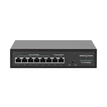 Коммутатор сетевой GreenVision POE GV-015-D-06+2P