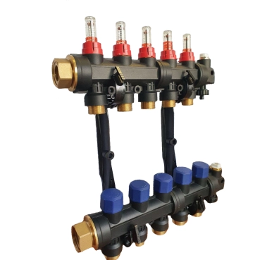 Коллектор пластиковый на 3 контура с расходомерами Tervix Pro Line (503203)
