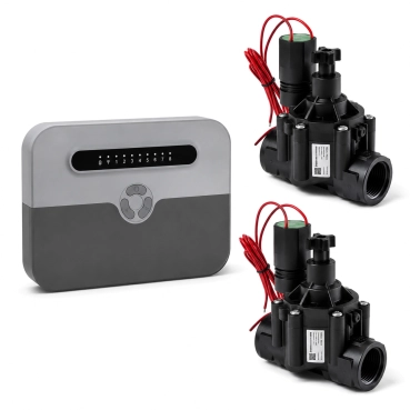 Комплект для автоматичного поливу (WiFi контролер + 2 клапани DN32) Tervix Pro Line (499423)