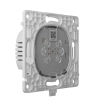 Беспроводной умный сенсорный димерный выключатель света Ajax LightCore (Dimmer) white - Фото 5