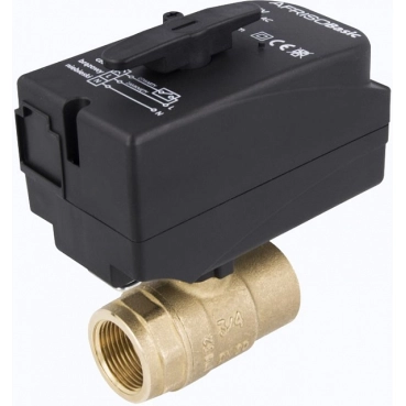 2-х ходовой шаровой клапан н/з AFRISO DN15, Rp1/2”, kvs20 с приводом BEV 230 B (9021100)