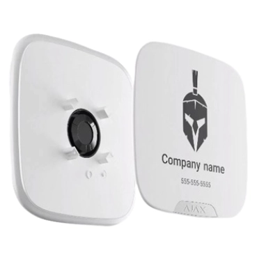 Лицьова панель для StreetSiren Ajax Brandplate 10 шт. (White)