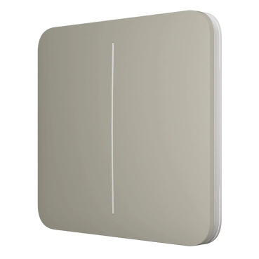 Кнопка двуклавишного выключателя Ajax SoloButton (2-gang) olive