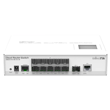 10-портовий керований Cloud комутатор MikroTik CRS212-1G-10S-1S+IN