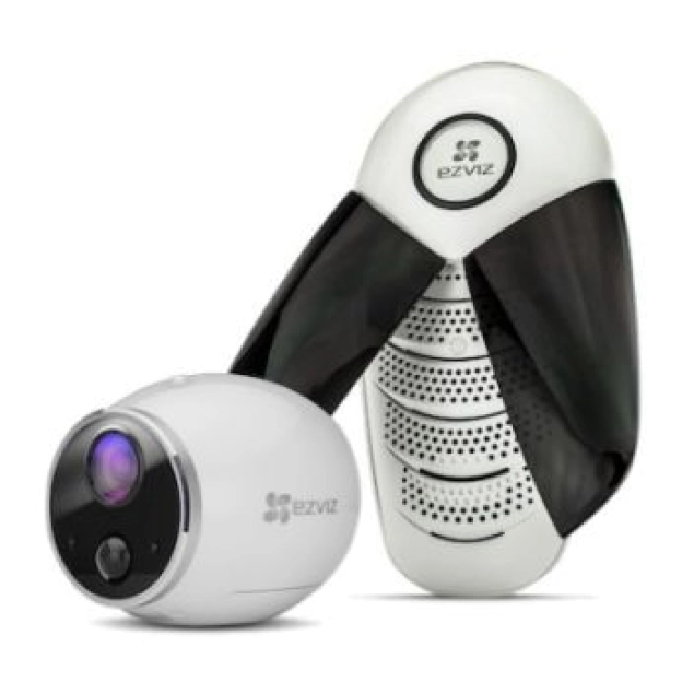 1Mп Wi-Fi камера на батарейках EZVIZ с базовой станцией Ezviz CS-W2S-EUP-B1