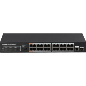 24-портовий POE комутатор Dahua DH-PFS3125-24ET-190
