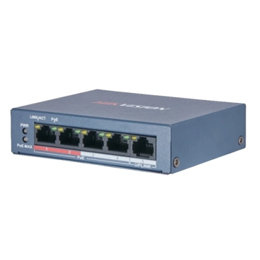 4-портовый POE Hikvision DS-3E0105P-E/M(B)