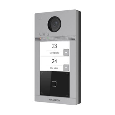 2 Мп IP вызывная панель на 2 абонента c ИК подсветкой и Wi-Fi Hikvision DS-KV8213-WME1