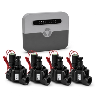 Комплект для автоматичного поливу (WiFi контролер + 4 клапани DN32) Tervix Pro Line (499427)