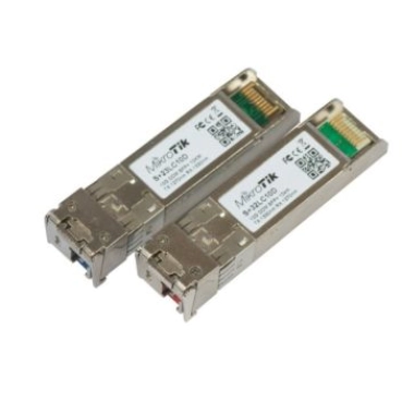10Гб комплект SFP+ модулів (Rx/Tx) MikroTik S+2332LC10D