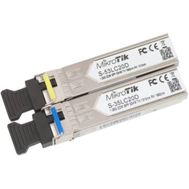 1.25Гб комплект SFP модулів (Rx/Tx) MikroTik S-35LC20D (S-3553LC20D)
