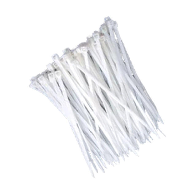 Стяжки белые Courbi 3,6x200 мм