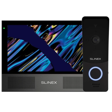 Комплект видеодомофона 7” Slinex Sonik 7 Cloud (Black) c Wi-Fi + ML-20HD (Black)