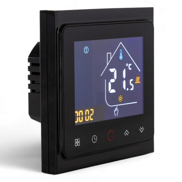 Термостат с Wi-Fi управлением Tervix Pro Line для газового/электрического котла, черный (114340)