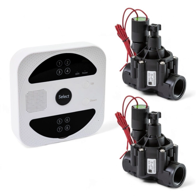 Комплект для автоматического полива (WiFi контроллер + 2 клапана DN40) Tervix Pro Line (499474)