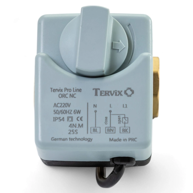 3-ходовой шаровой клапан н/о 1” DN25 с электроприводом Pro Line ORC 3-way Tervix (202132)