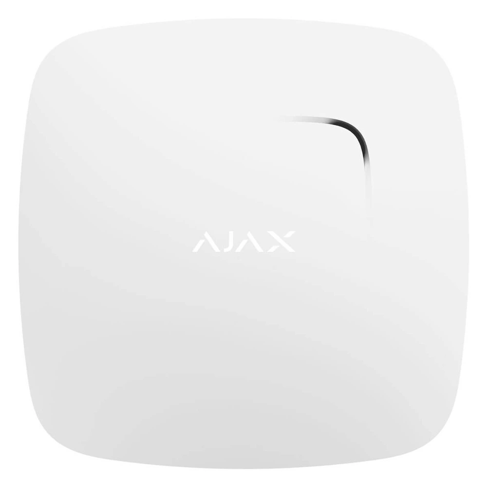 Беспроводной датчик дыма с температурным сенсором Ajax FireProtect (White)