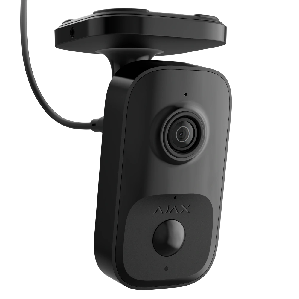 Wi-Fi камера відеоспостереження Ajax IndoorCam (Black) з ІЧ-датчиком руху та вбудованим ШІ