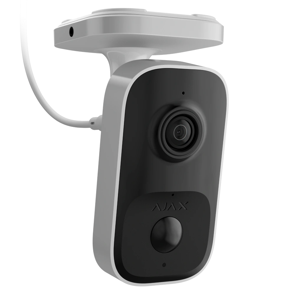 Wi-Fi камера відеоспостереження Ajax IndoorCam (White) з ІЧ-датчиком руху та вбудованим ШІ