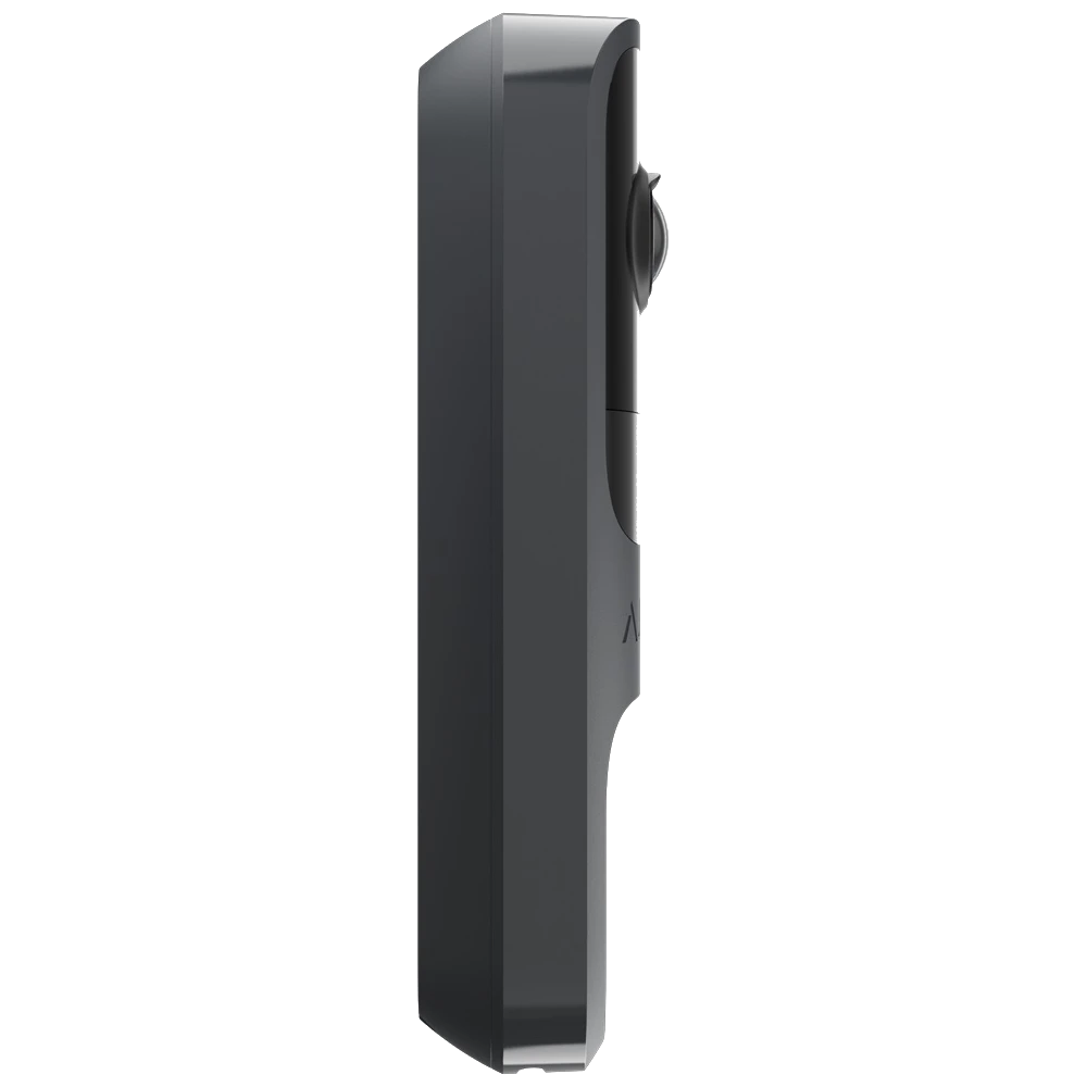 Відеодзвінок Ajax Doorbell (Graphite) із вбудованим штучним інтелектом, ІЧ-датчиком і керуванням у застосунках