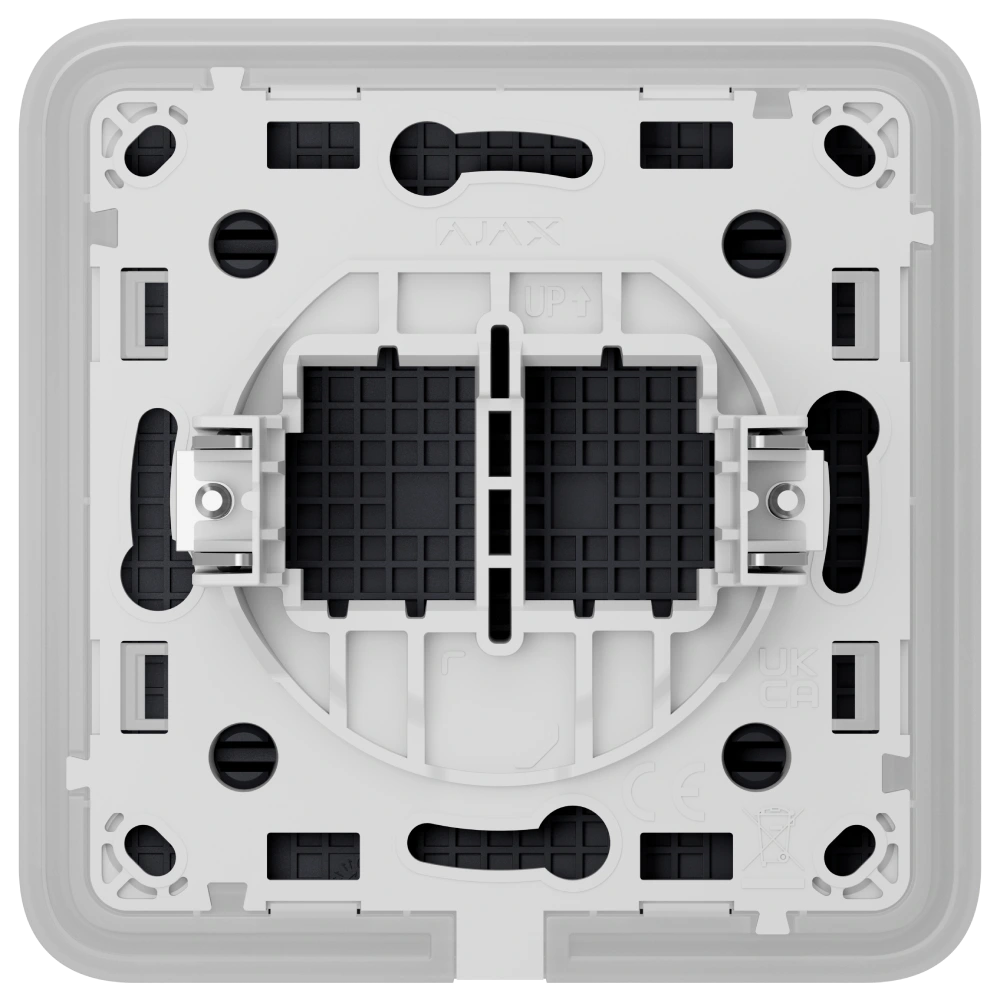 Заглушка Ajax CenterCover (CP) graphite для монтажной коробки - Фото 4