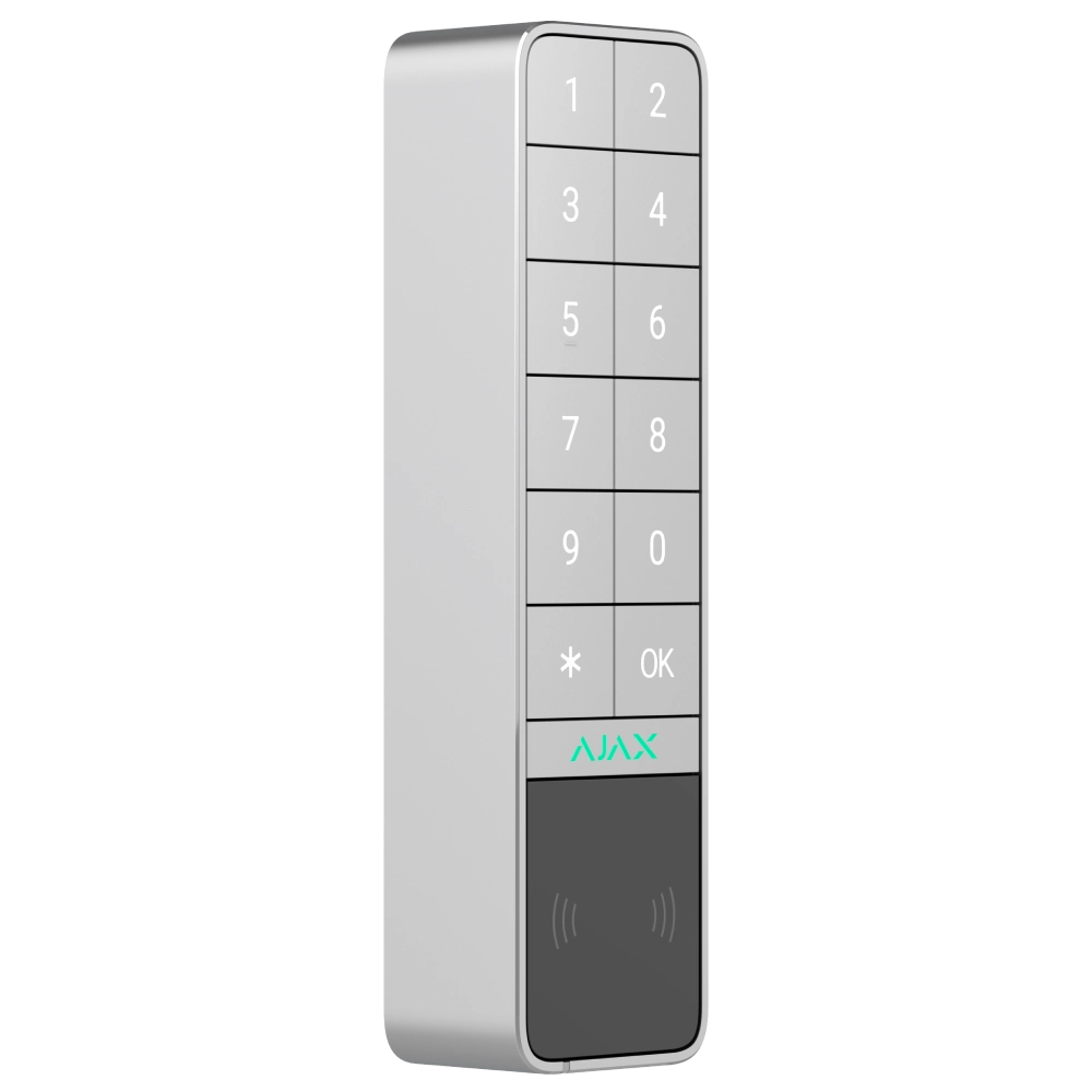 Бездротова клавіатура Ajax Keypad Outdoor white для вулиці та приміщень