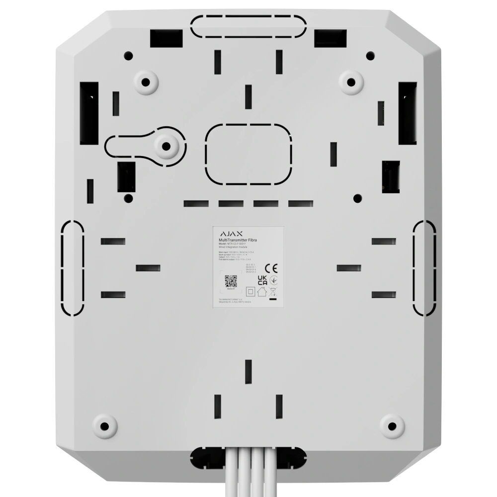 Проводной модуль для интеграции Ajax Superior MultiTransmitter Fibra ASP white - Фото 4