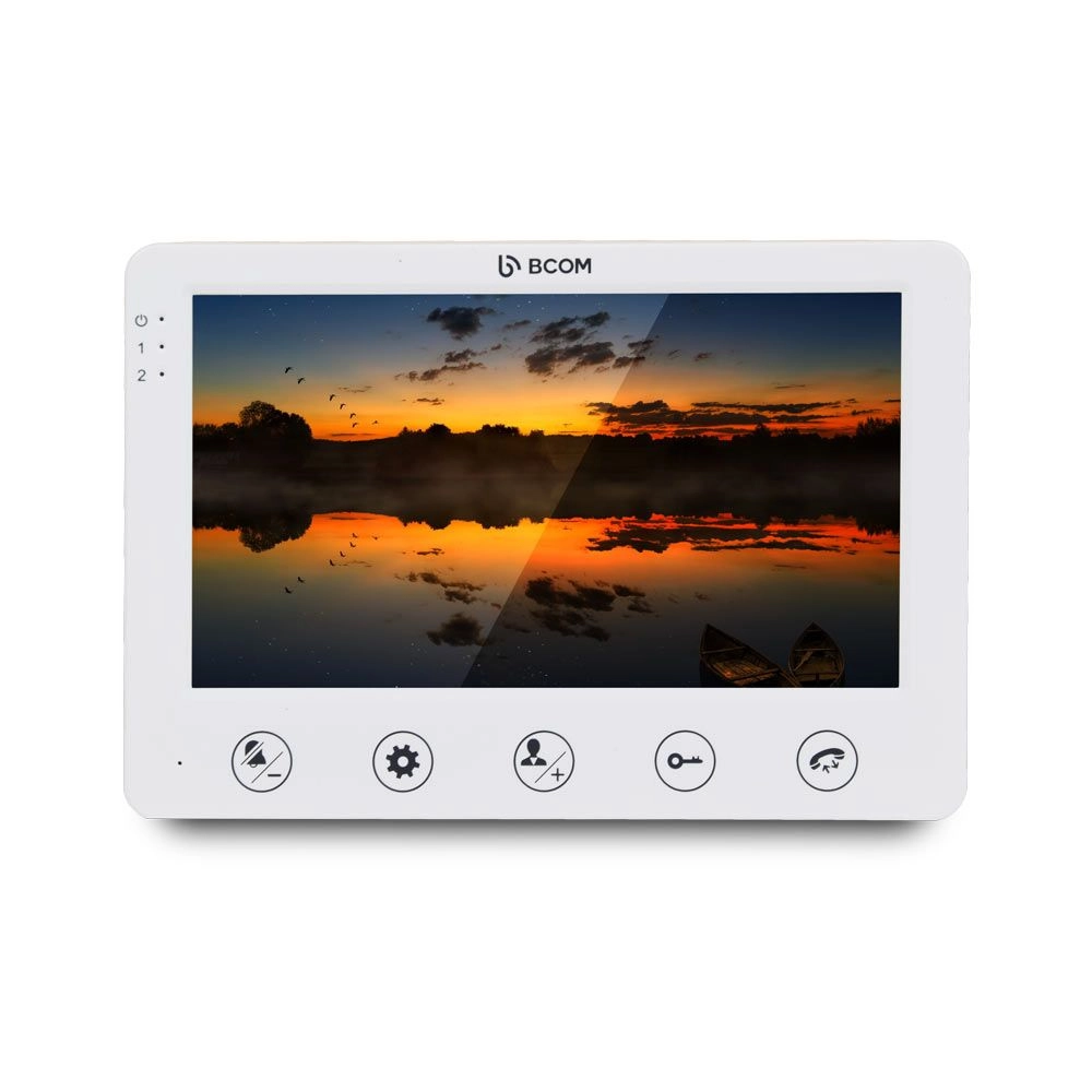 Комплект видеодомофона BCOM BD-710S Kit: видеодомофон 7&rdquo; white и видеопанель silver - Фото 3