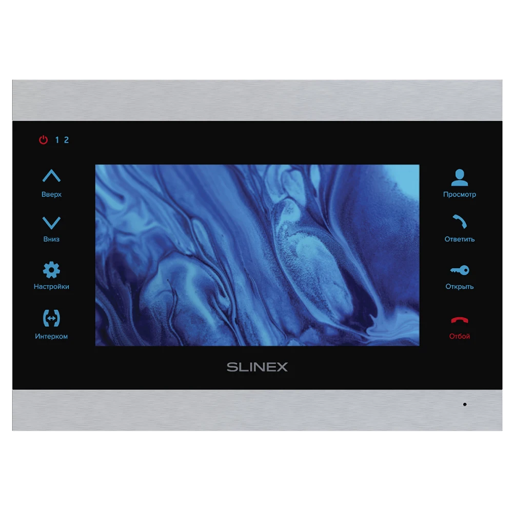 Видеодомофон 7” Slinex SL-07IPHD (Silver/Black)