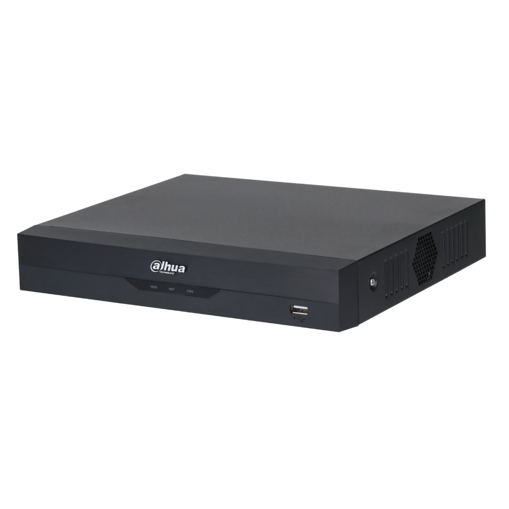 4-канальный Penta-brid 1080N/720p Compact 1U 1HDD WizSense Dahua DH-XVR4104HS-I