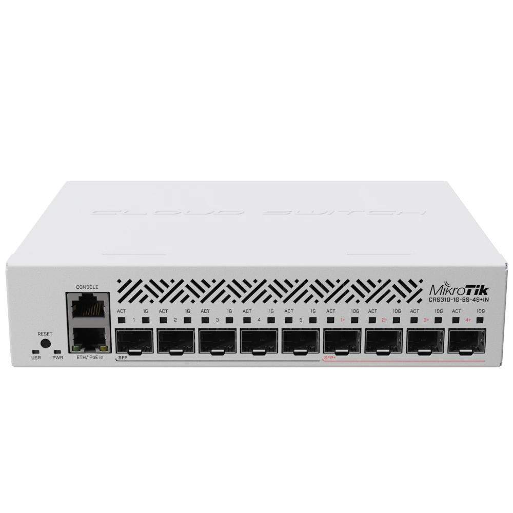 10G SFP+ MikroTik CRS310-1G-5S-4S+IN