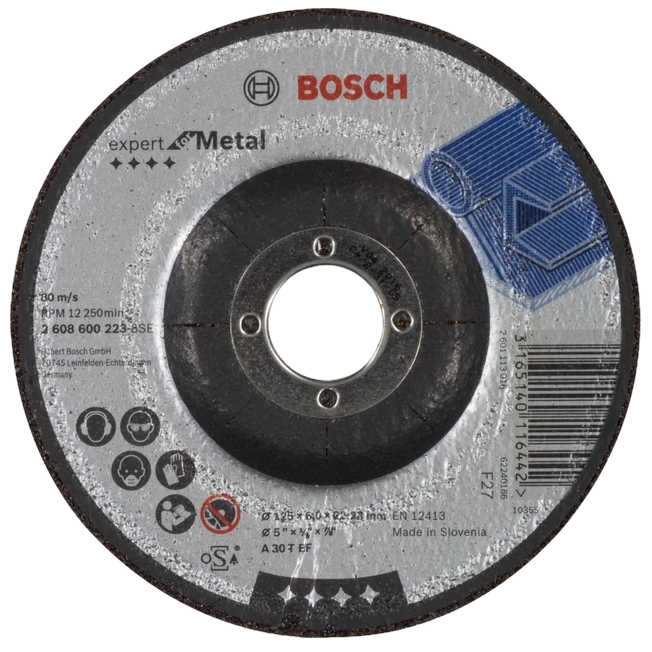 Обдирне коло для металу Bosch 125 x 6 мм (2608600223)
