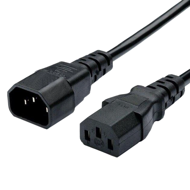 Шнур питания Kingda С13-C14, 1.8 м, 1.0 мм2