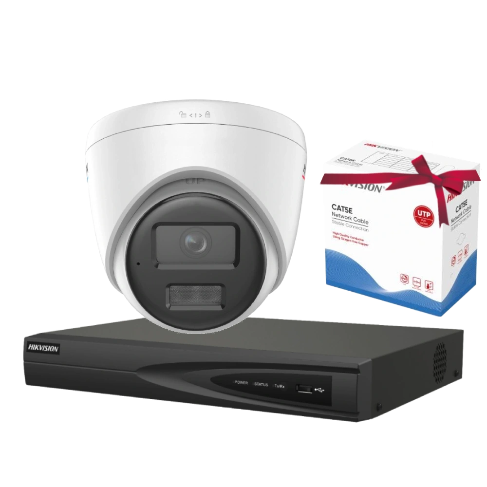 Комплект Hikvision DS-2CD1327G2H-LIUF 2МП (2.8мм)