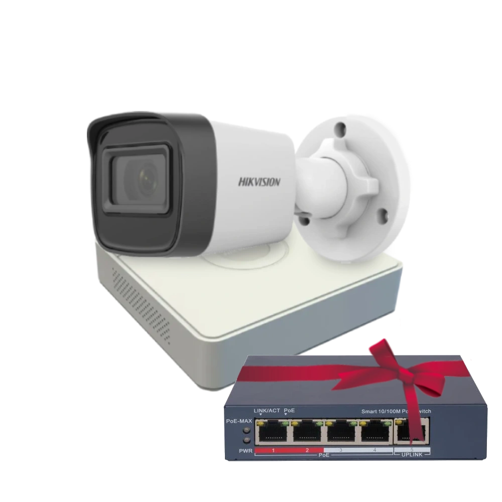 Комплект Hikvision DS-2CD1041G0-I 4МП (2.8мм)