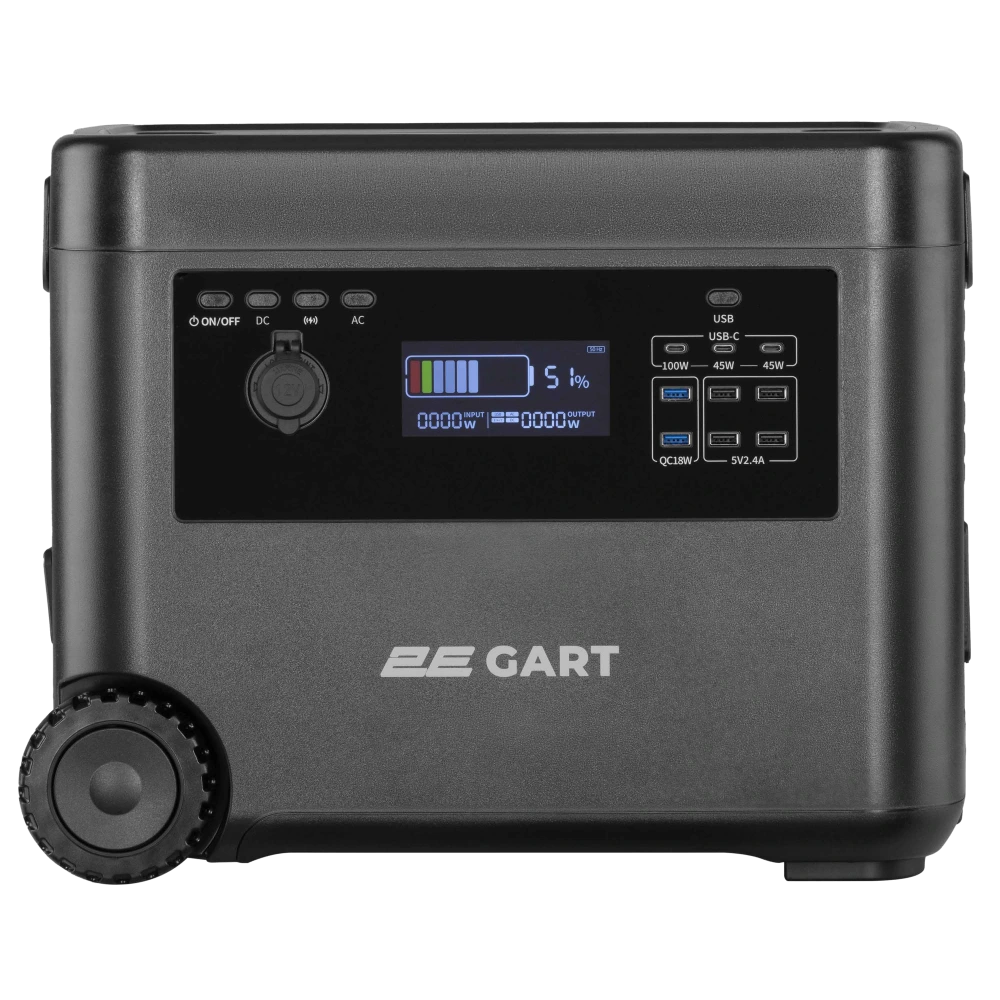 Портативна електростанція 2E 2Е Gart 2000 Вт 2160 Вт/рік