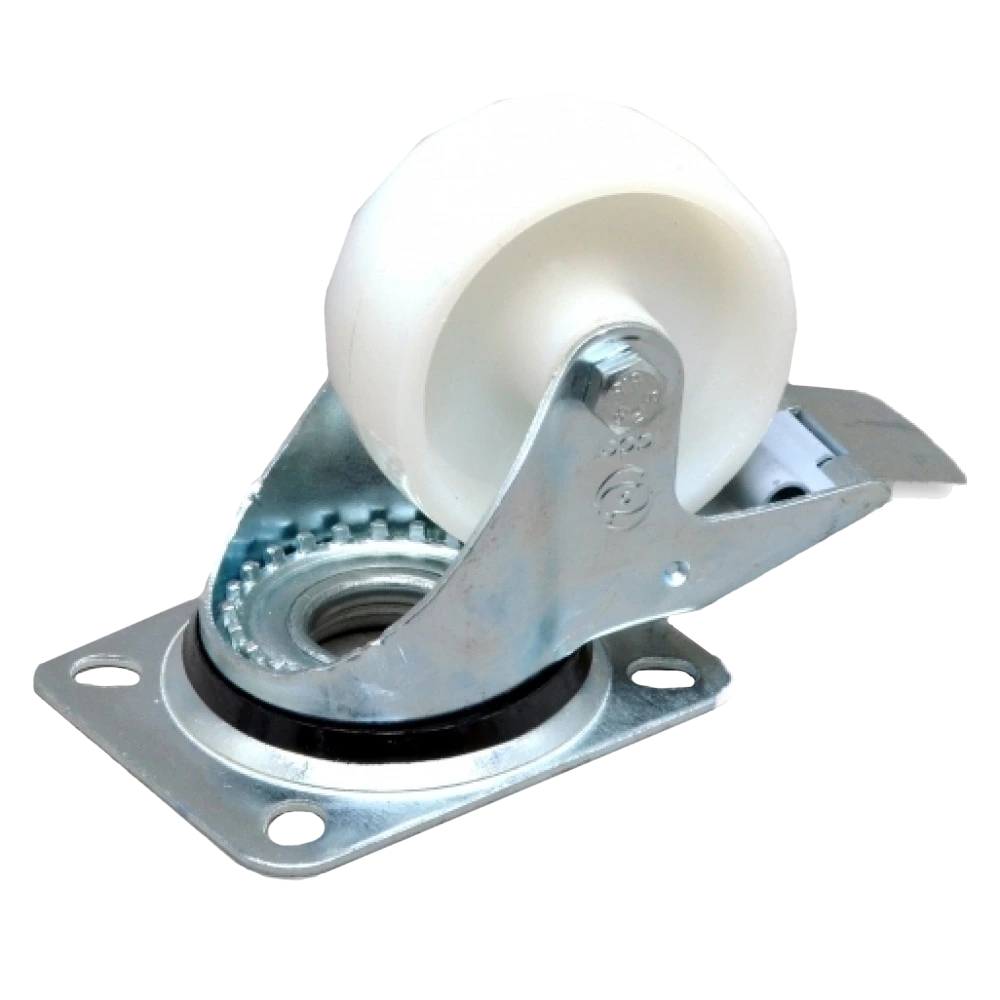 До шаф поліамід(d80) на майданчику зі стопором 180кг/колесо Колесо