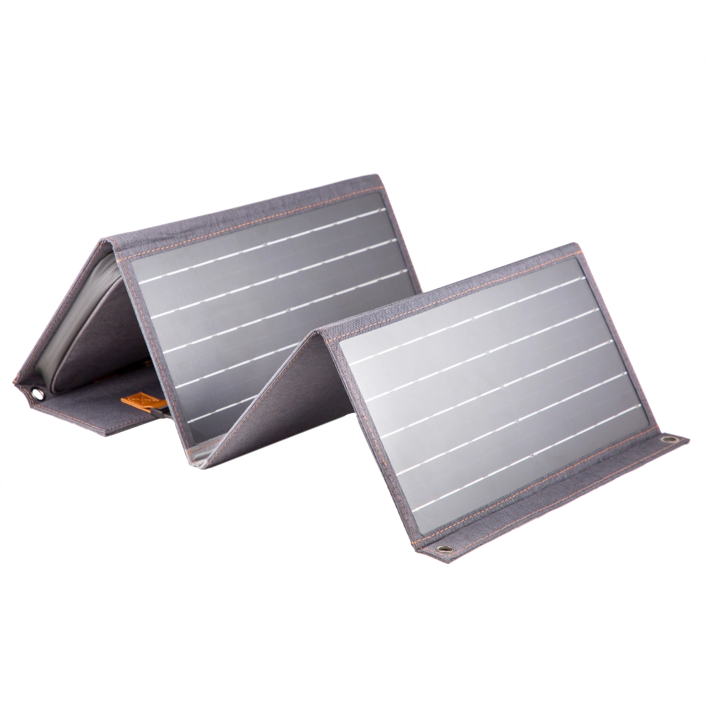 Портативная солнечная панель, 36 Вт зарядное устройство, USB-C 20W, USB-A 18W5 x 160) 2E