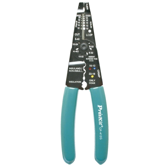 Клещи для обжима и зачистки ProsKit CP-412G