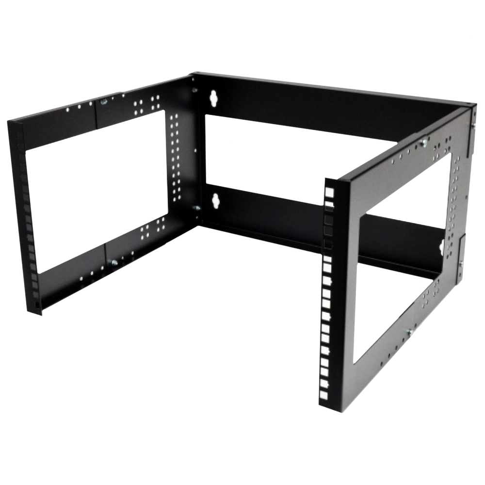 Настінний, глиб. 280 - 480мм, чорний CMS Кронштейн 19” 6U