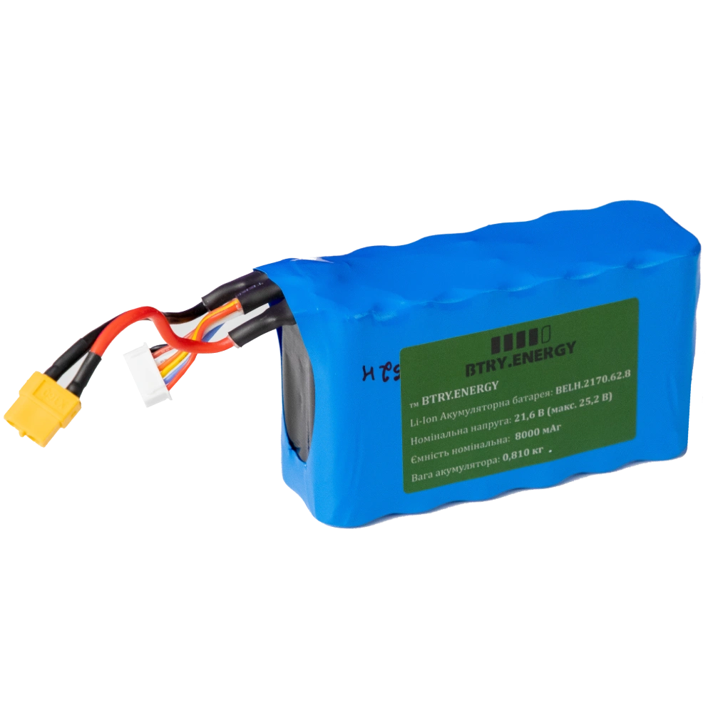 Аккумуляторная батарея FPV 6s2p 8 А*год BELH.2170.62.8 LISHEN LR2170LA