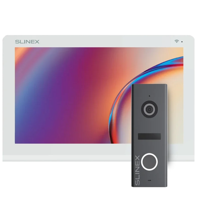 Комплект видеодомофона Slinex Nexo 7 Cloud (white) + ML-17HD (graphite)