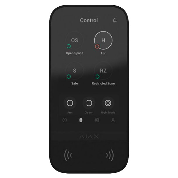 Клавиатура Ajax KeyPad TouchScreen (Black)