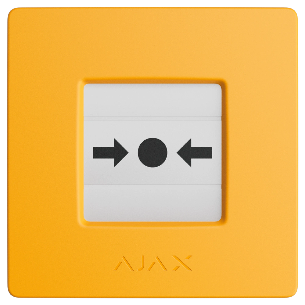 Извещатель Ajax Manual Call Point (Yellow) ручной беспроводной