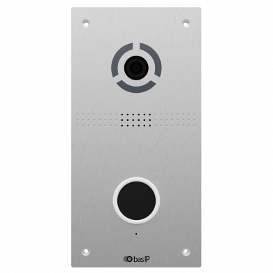 IP вызывная панель с бесконтактной кнопкой вызова Bas-IP AV-05FD (Silver)