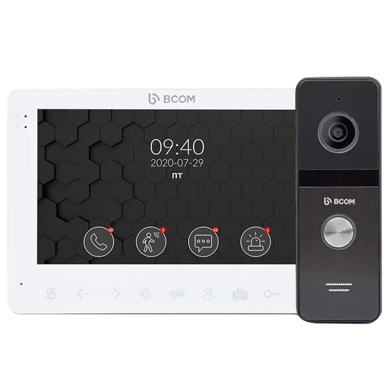 Комплект видеодомофона BCOM BD-780FHD White Kit