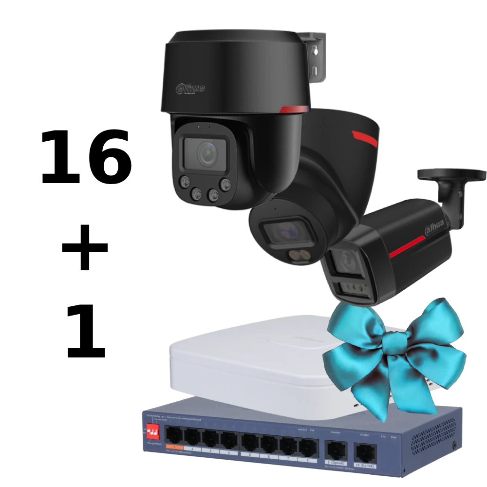 Комплект Dahua WIZCOLOR KIT 16+1 (robot black+fix black)