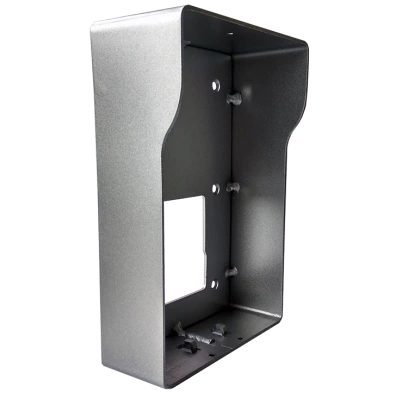 Монтажная коробка с козырьком Bas-IP BR-AV7 (Silver) для накладного монтажа панели AV-07B